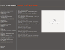 Tablet Screenshot of lugardodesenho.org